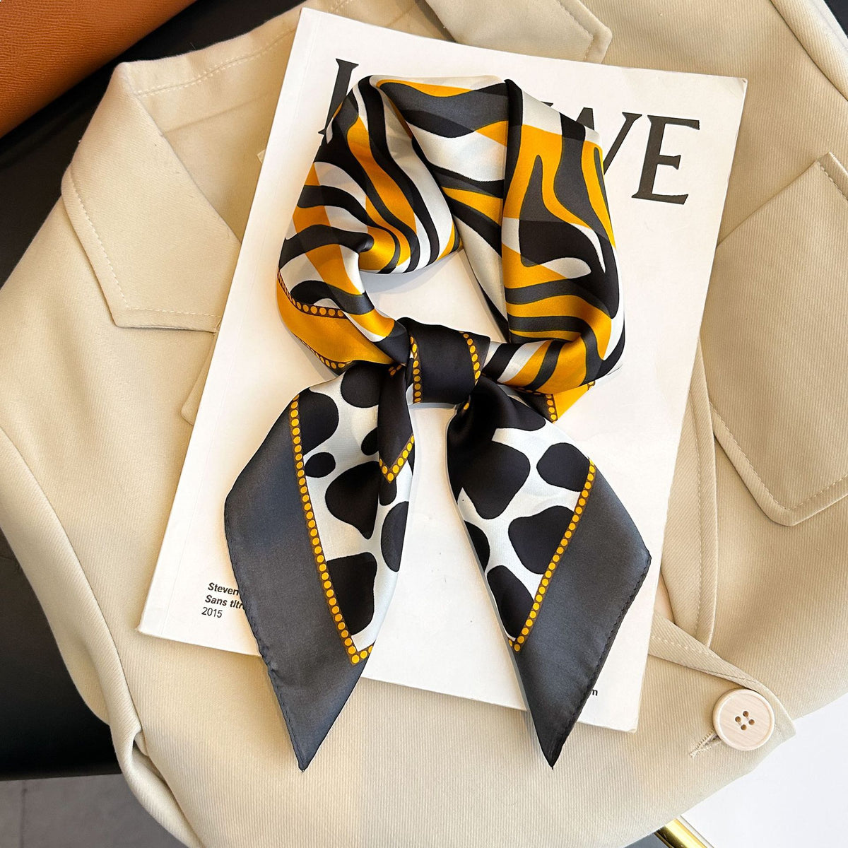 Bold Safari Fusion Silk-Feel Summer Scarf