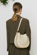 Elegant Crescent-Shaped Leather Crossbody Bag – Stylish, Versatile & Timeless Shoulder Purse