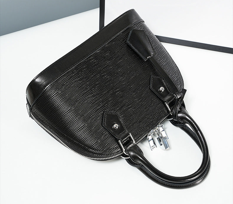 Elegant Classic Luxury Looking Designer Inspired Satchel Crossbody Bag with Detachable Strap