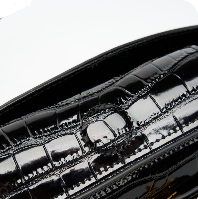 Ava Noir Satchel Bag