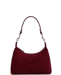 Real Suede Shoulder Crossbody Bag