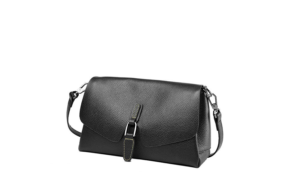 Elegant Luxury Looking Designer Inspired Crossbody Bag from Real Leather with Detachable Strap