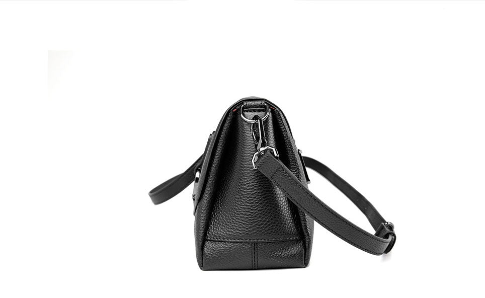 Elegant Luxury Looking Designer Inspired Crossbody Bag from Real Leather with Detachable Strap