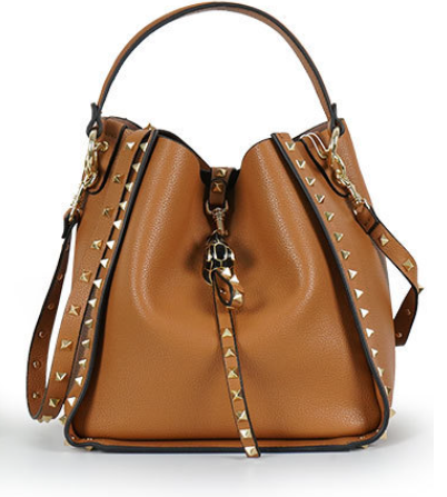 Gorgeous Stylish Designer Inspired Studded Shoulder Crossbody Bag from 100% Genuine Real Leather