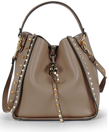 Gorgeous Stylish Designer Inspired Studded Shoulder Crossbody Bag from 100% Genuine Real Leather