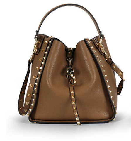 Gorgeous Stylish Designer Inspired Studded Shoulder Crossbody Bag from 100% Genuine Real Leather