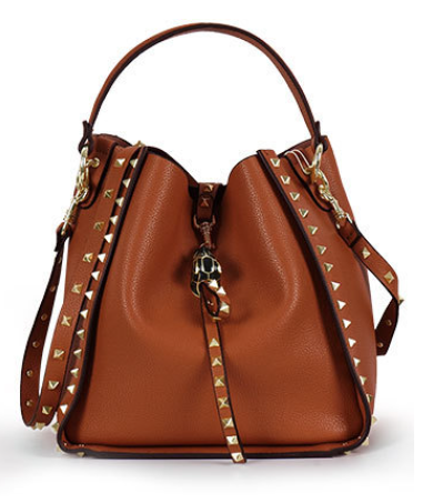 Gorgeous Stylish Designer Inspired Studded Shoulder Crossbody Bag from 100% Genuine Real Leather