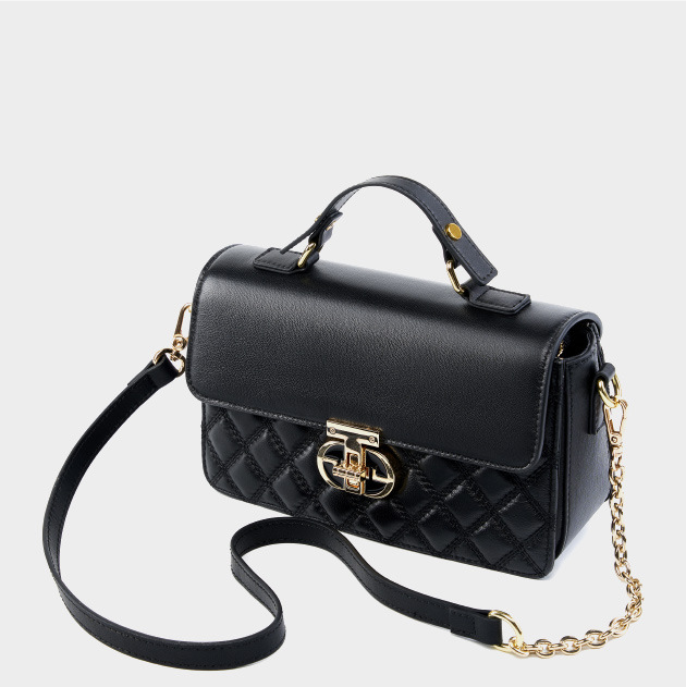 Timeless Classic Luxury Looking Satchel Crossbody Bag from 100% Real Leather for Fashionable Girls