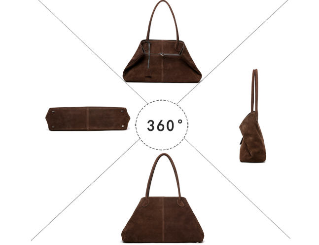 Luxe Noir Expandable Tote