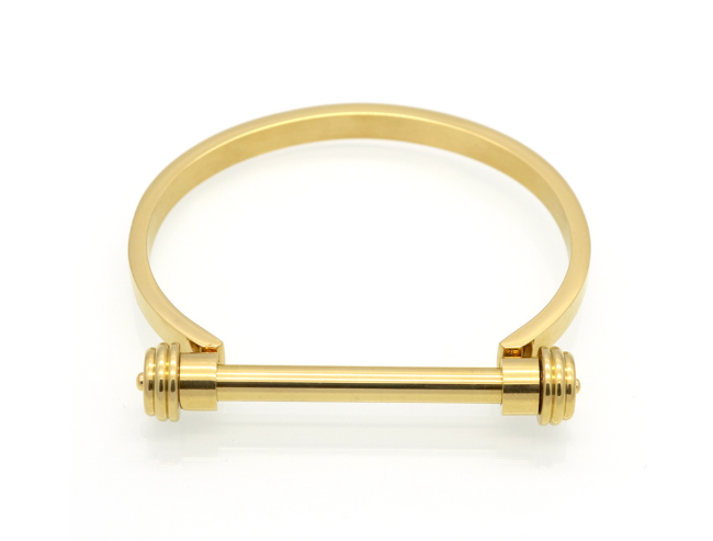 The Aureus Bar Cuff Bracelet