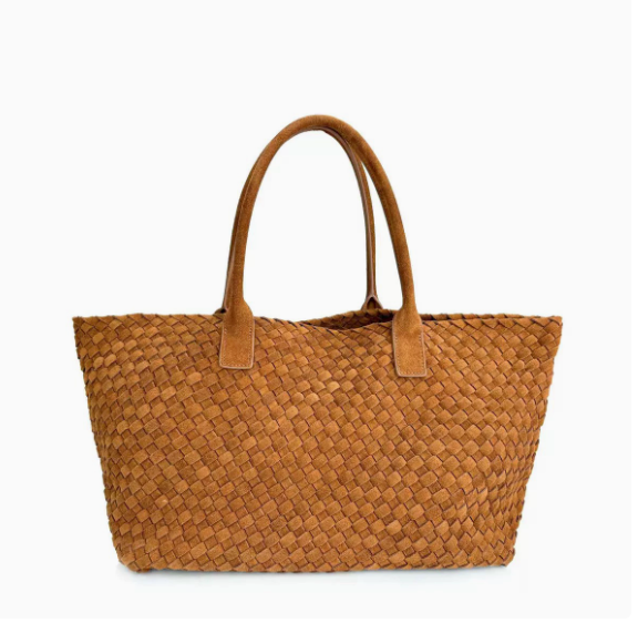 The Artisan Suede Basket Tote