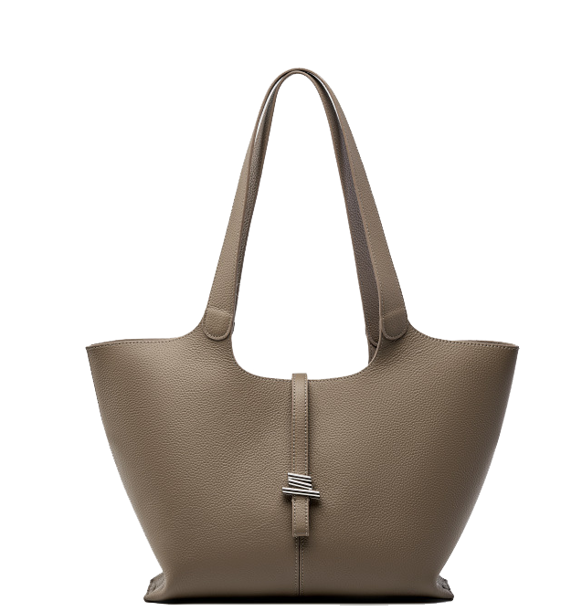 Elegant Luxury Looking Designer Inspired Large Capacity 100% Real Leather Tote Shoulder Bag