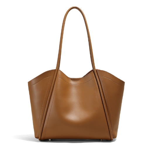 Fashionable Elegant Designer Inspired Large Capacity Tote Shoulder Bag from Real Leather