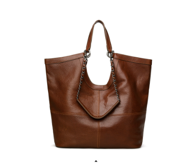 Rustic Luxe Leather Tote