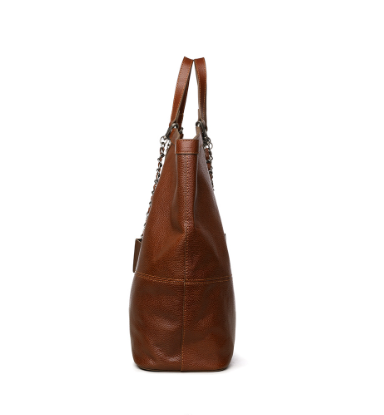 Rustic Luxe Leather Tote