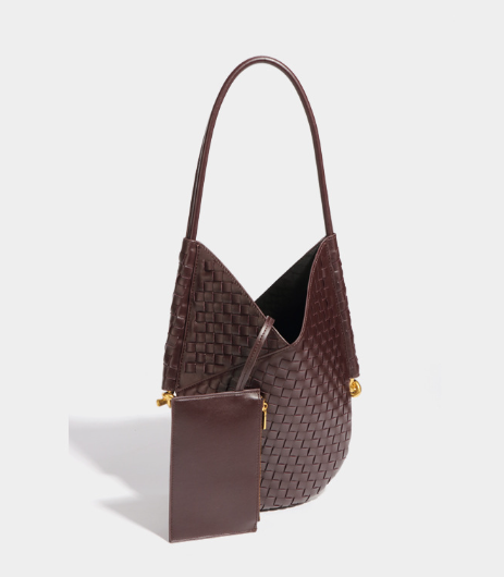 The Valencia Woven Shoulder Bag