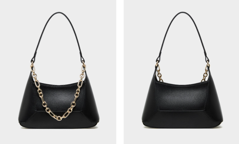 Midnight Luxe Chain Shoulder Bag