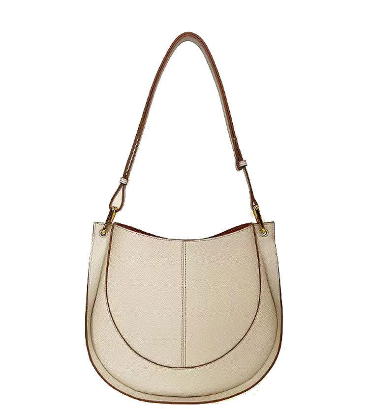 Elegant Crescent-Shaped Leather Crossbody Bag – Stylish, Versatile & Timeless Shoulder Purse