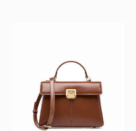 Small Leather Satchel Crossbody Bag