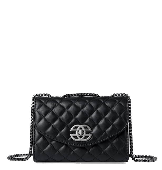 Timeless Luxury Looking Designer Inspired Chained Crossbody Bag from Real Leather