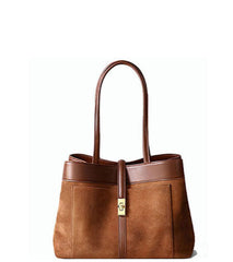 Real Suede Large Tote Bag