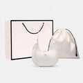 Gorgeous Designer Inspired Crescent Light Luxury Real Leather Crossbody Saddle Bag