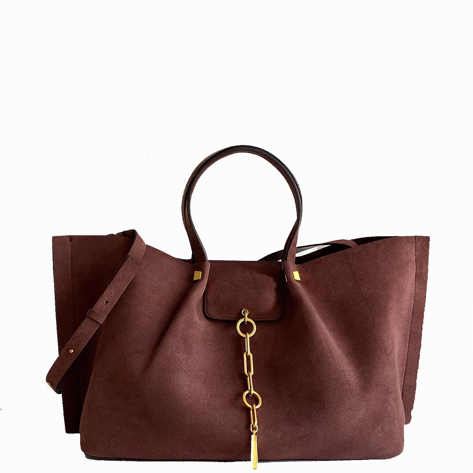 The Siena Suede Carryall Tote