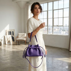 Aura Pebble Leather Cinch