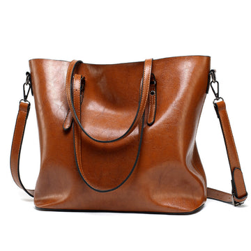 Luxury The Weekend Edit High Quality Vegan Leather Tote Bag with Detachable Strap